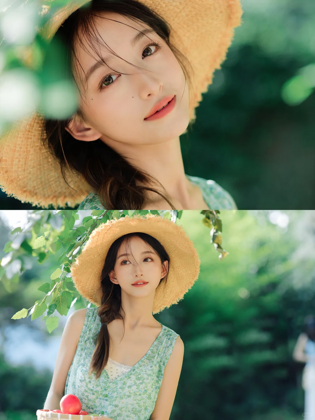 薄荷少女の夏日光影·森系少女拍摄技巧