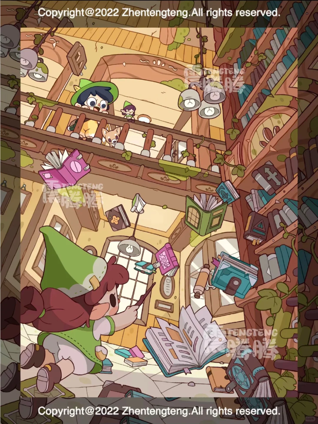 插画调研｜反转透视｜插画师震腾腾🌟