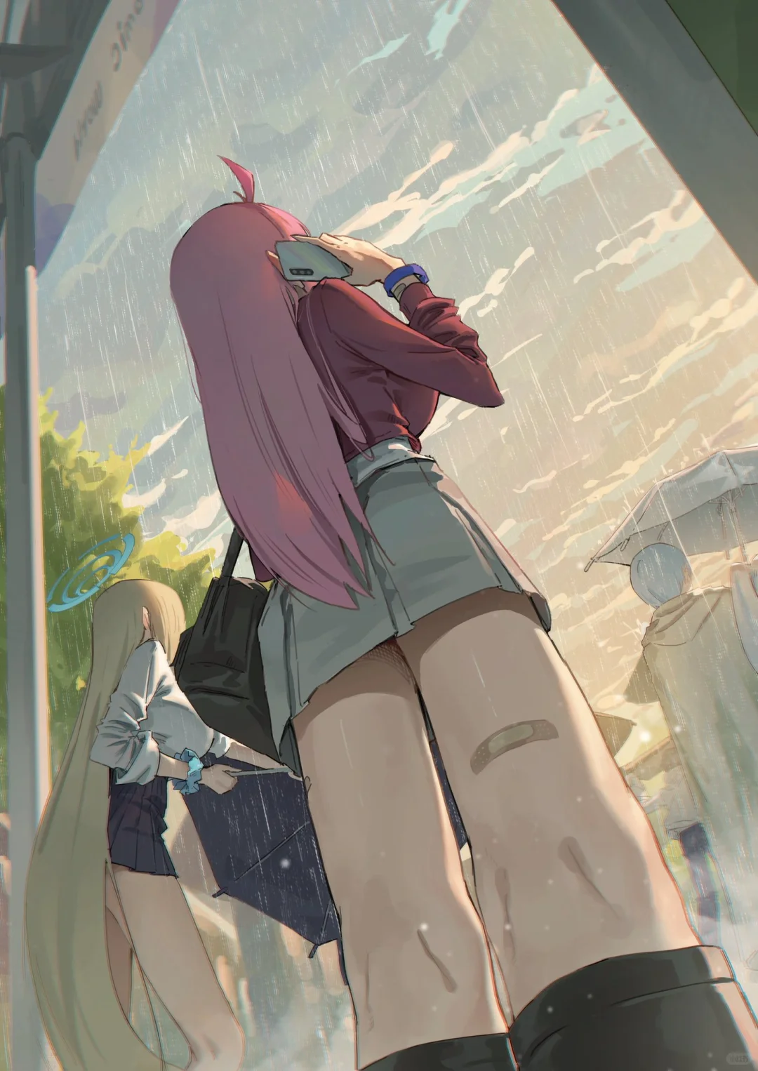 擅长大透视构图的插画师💖🤩‼️