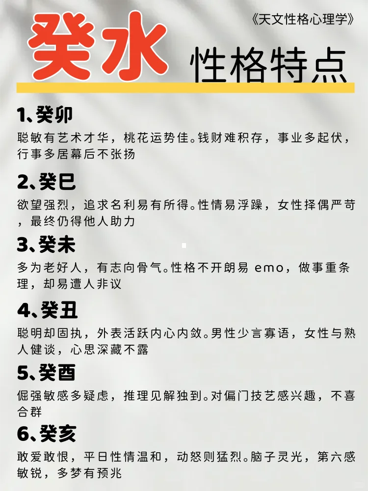 古法|癸水女多机灵高颜值