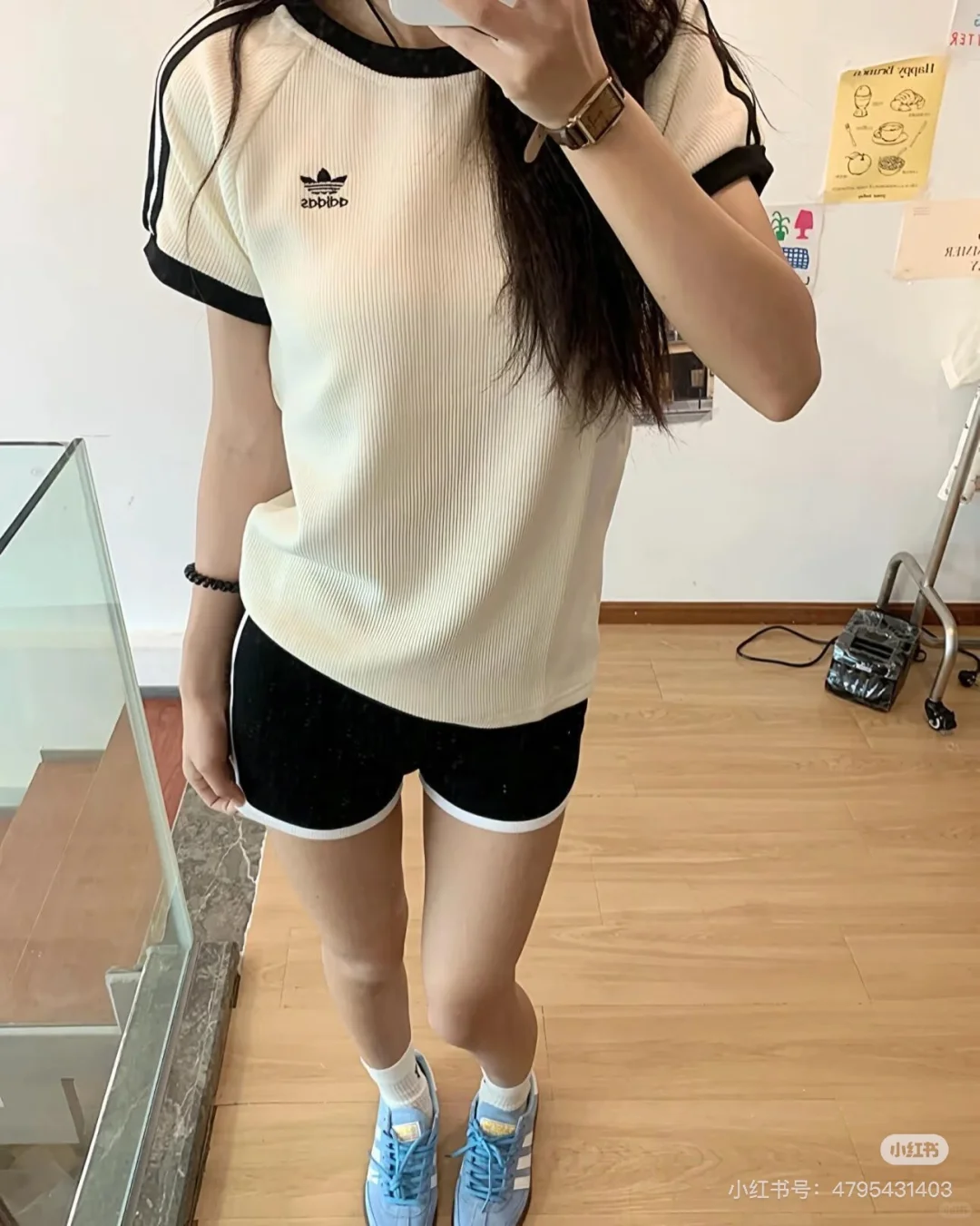 这件阿迪短袖怎么这么显身材！夏天的福音！