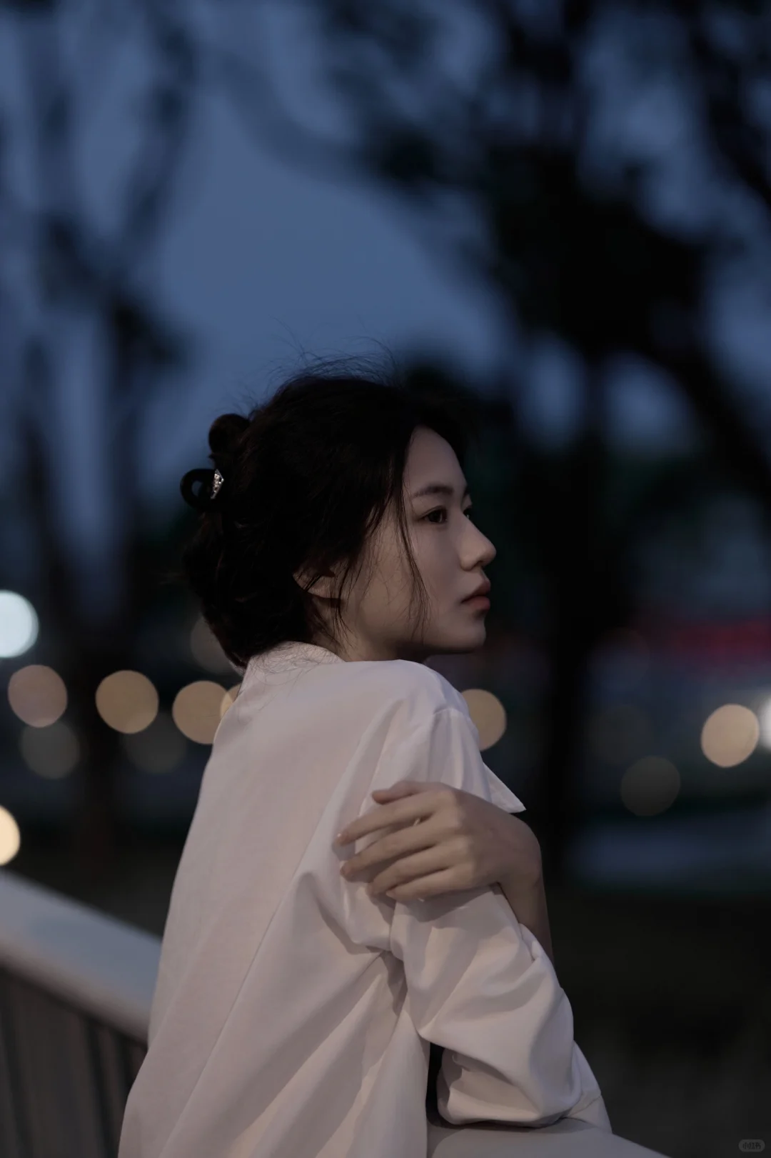 街头的氛围感女生夜拍风格📸