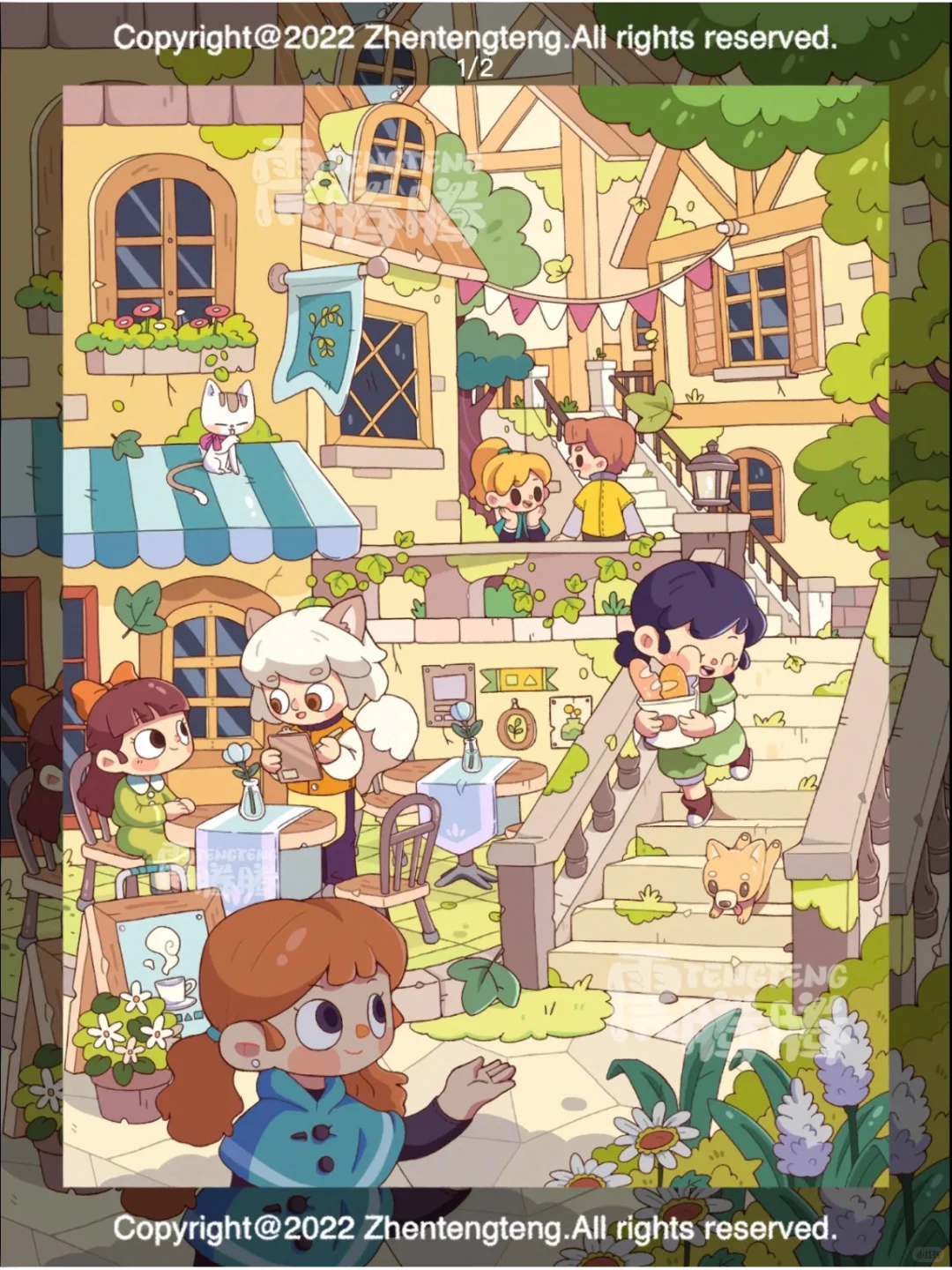 插画调研｜反转透视｜插画师震腾腾🌟