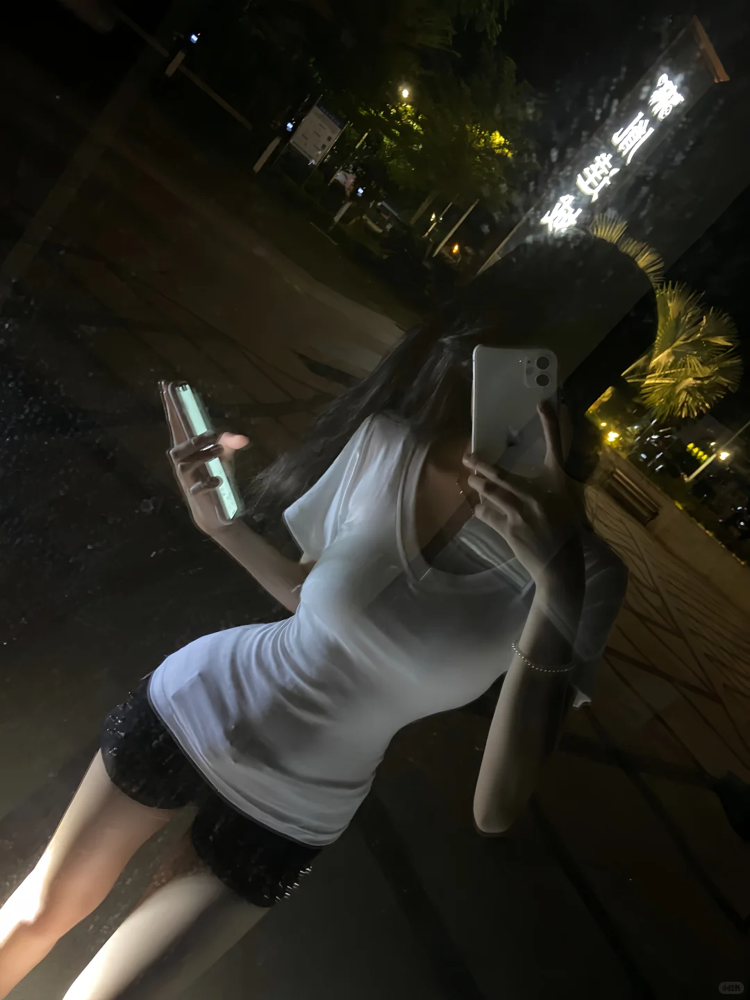 对镜拍照姿势