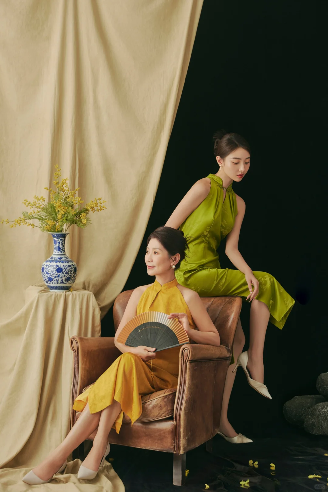 唯愿时光温柔 与你共华发｜新中式母女写真