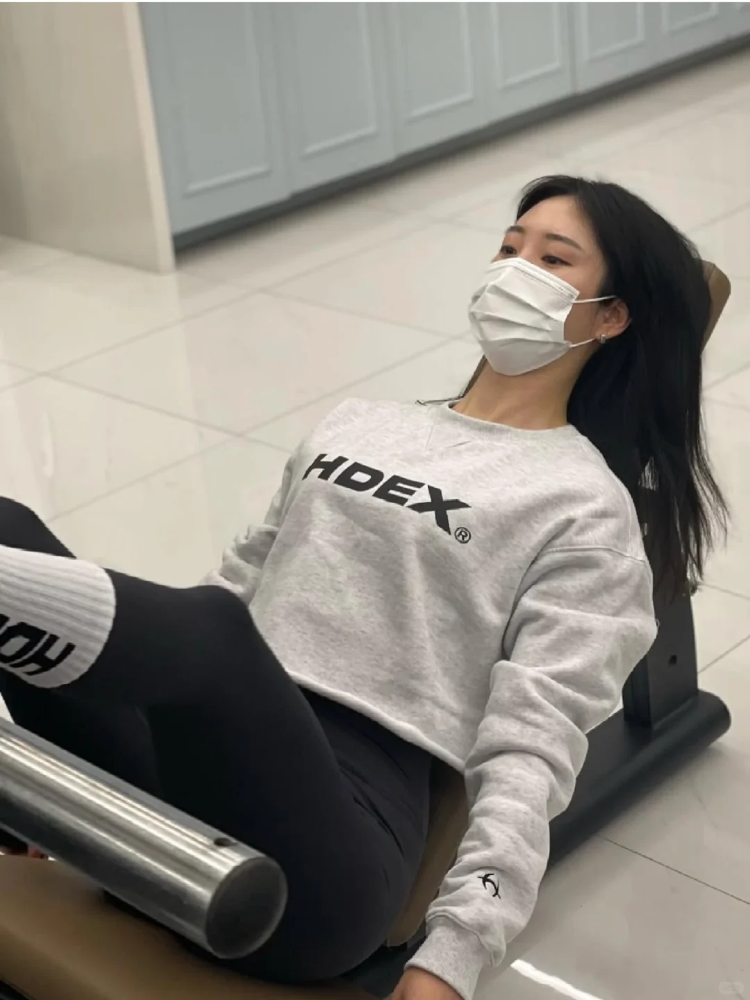 yesol姐，一双白袜走天下，糯米酸奶味道的女