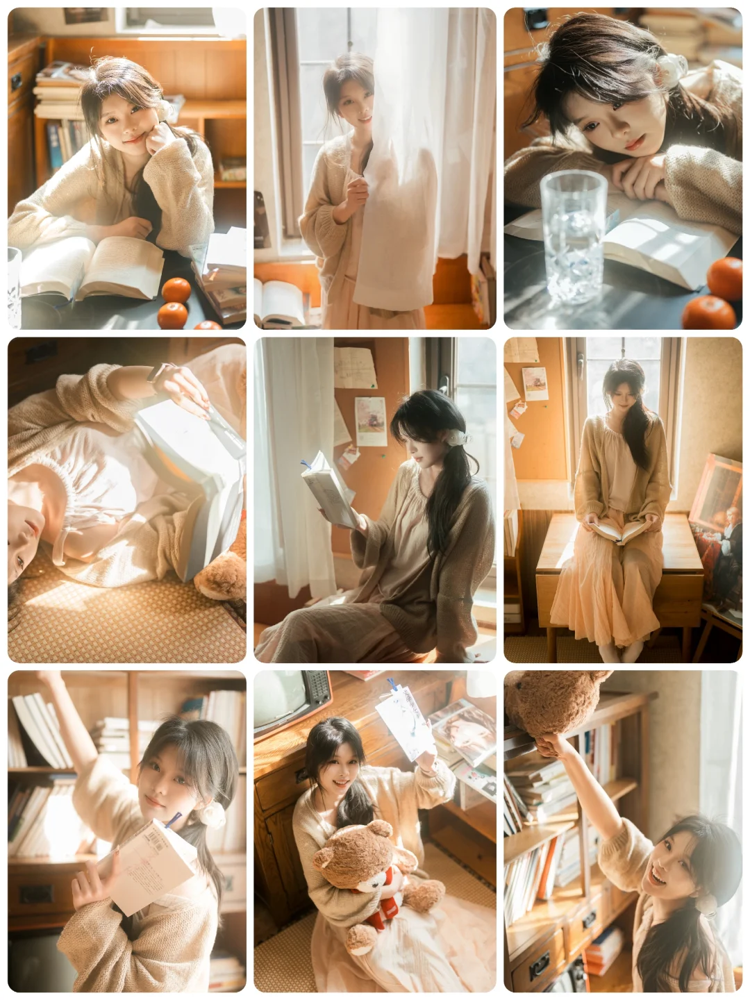 日杂风人像写真「午后书房」VOL.1