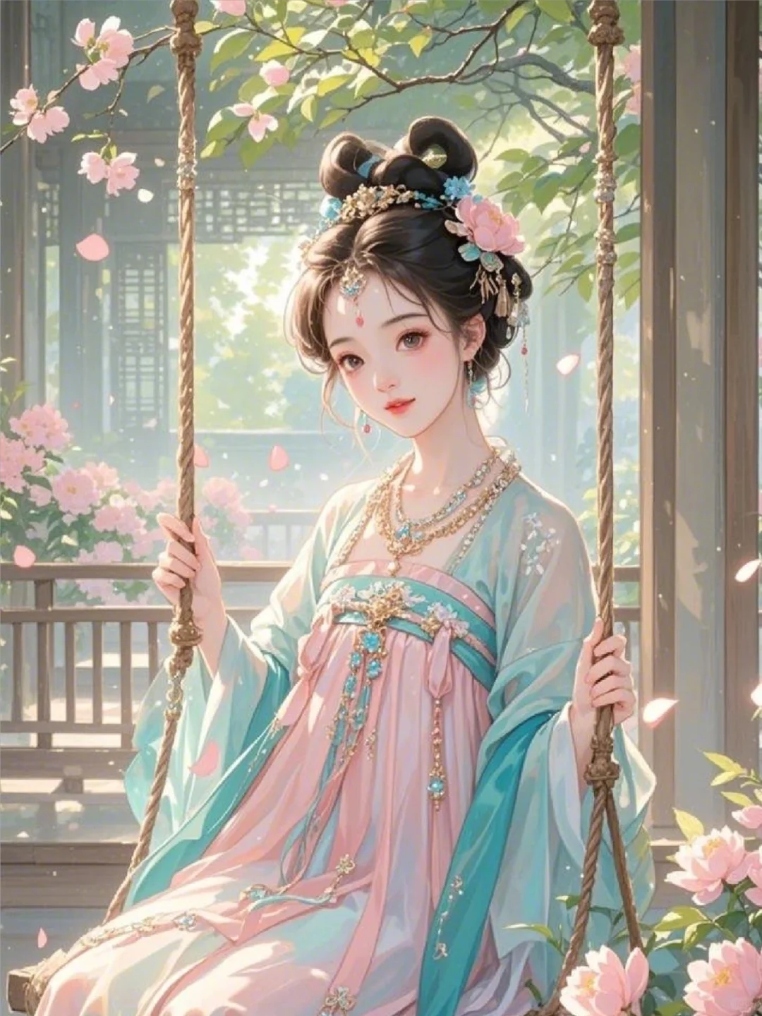 蹴罢秋千，起来慵整纤纤手