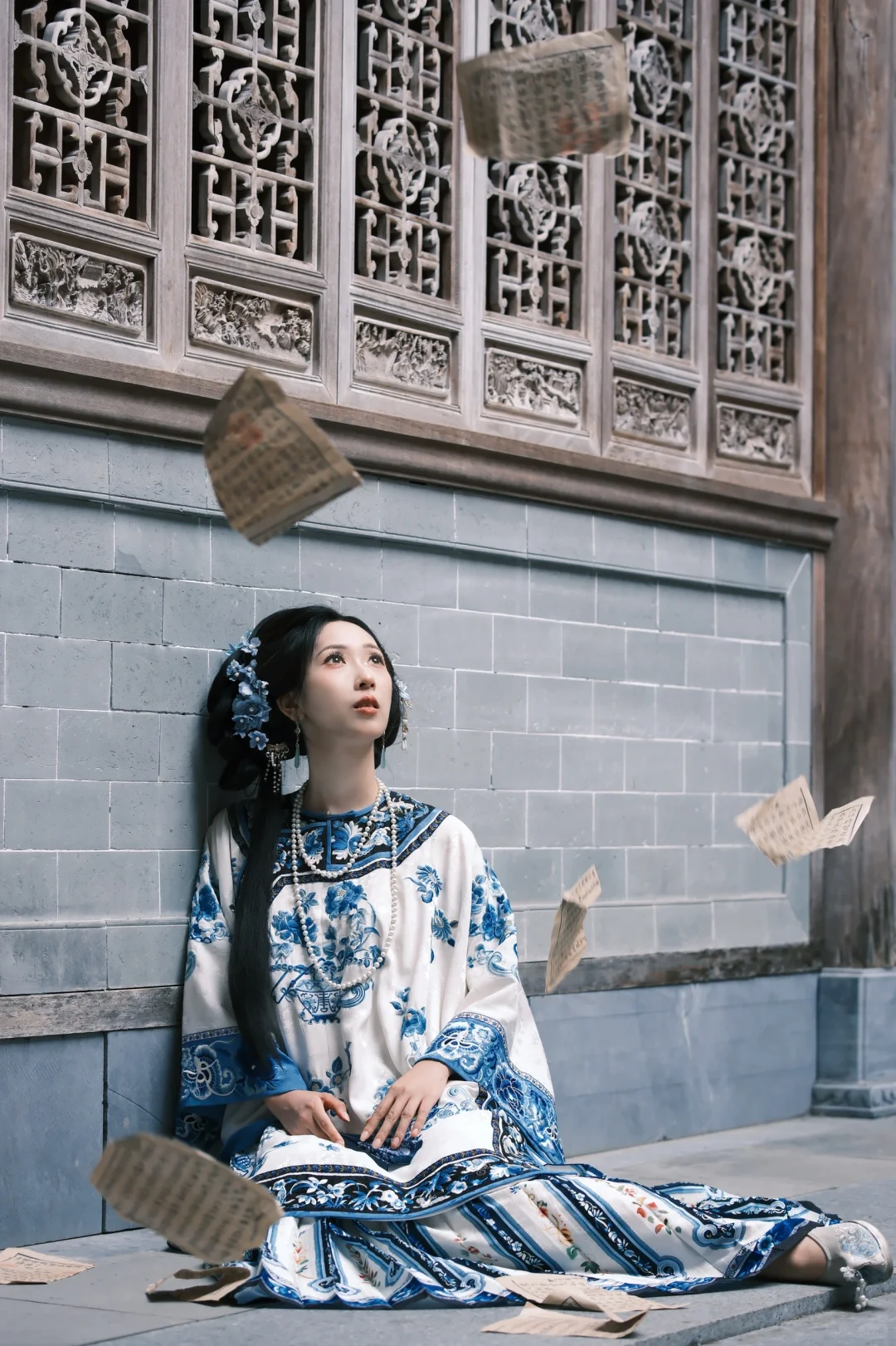 宏村清汉女｜如传世的青花瓷自顾自美丽