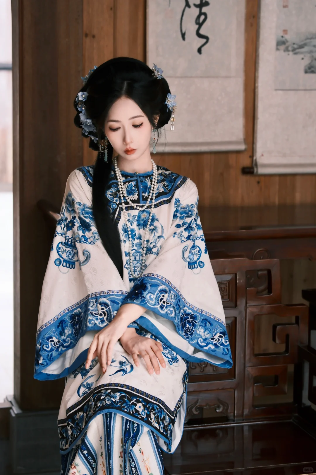 宏村清汉女｜如传世的青花瓷自顾自美丽