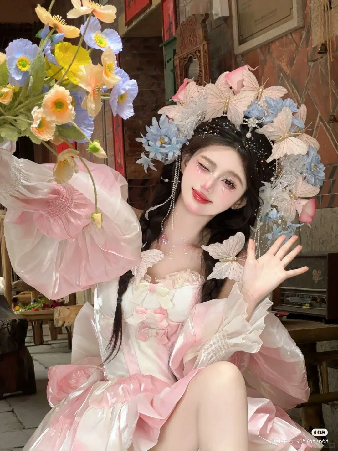 今世簪花，来世漂亮