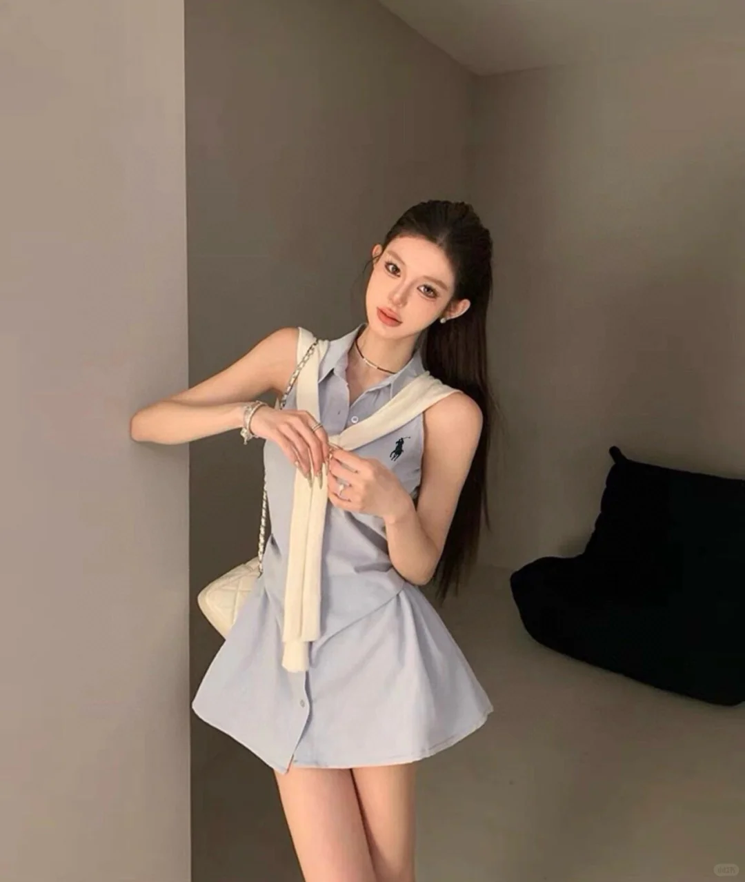 天！妥妥清纯女高连衣裙