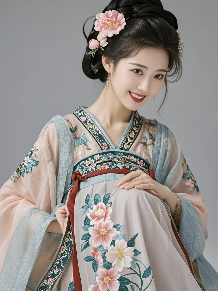 美女🌸古风佳人如画，一颦一笑皆风情。