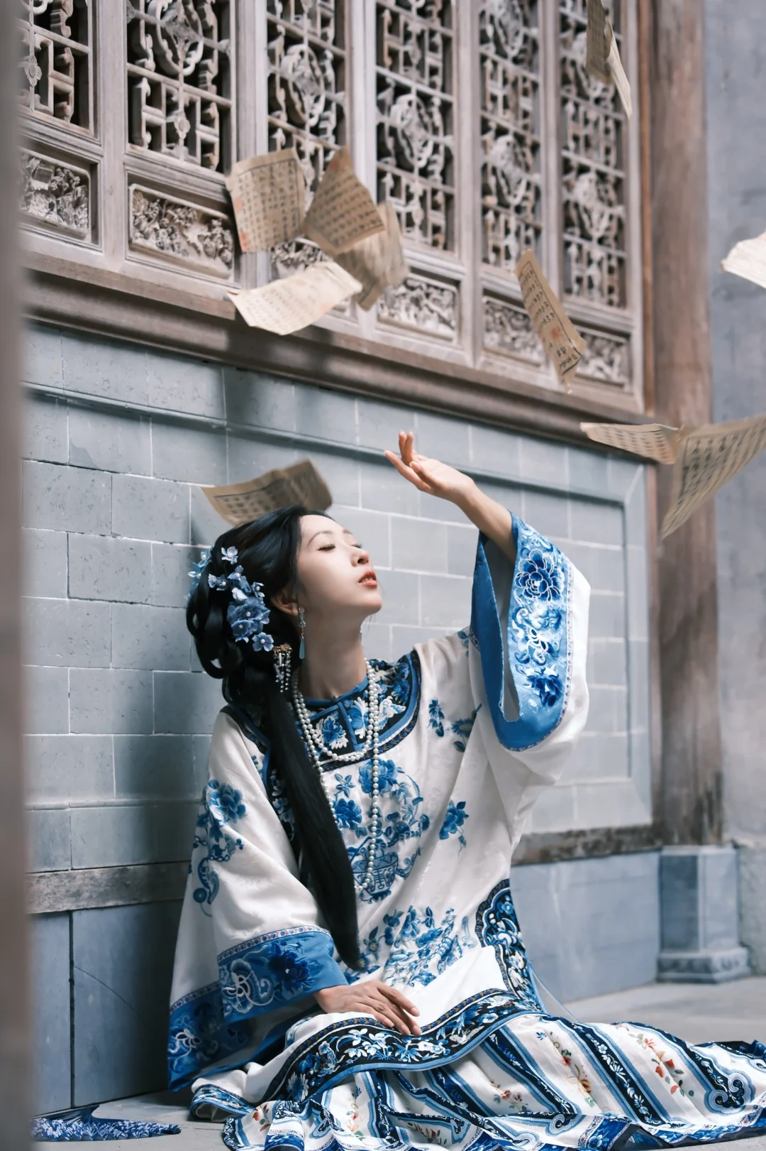 宏村清汉女｜如传世的青花瓷自顾自美丽