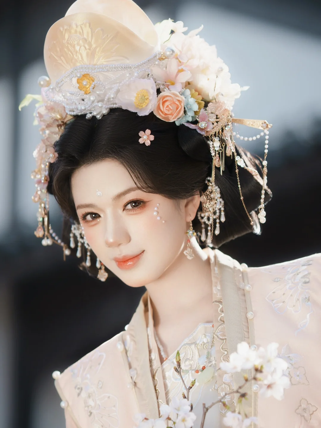 苏州宋制汉服系列～珍珠妆造美到窒息了😍