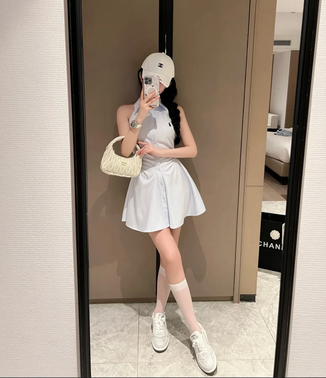 天！妥妥清纯女高连衣裙