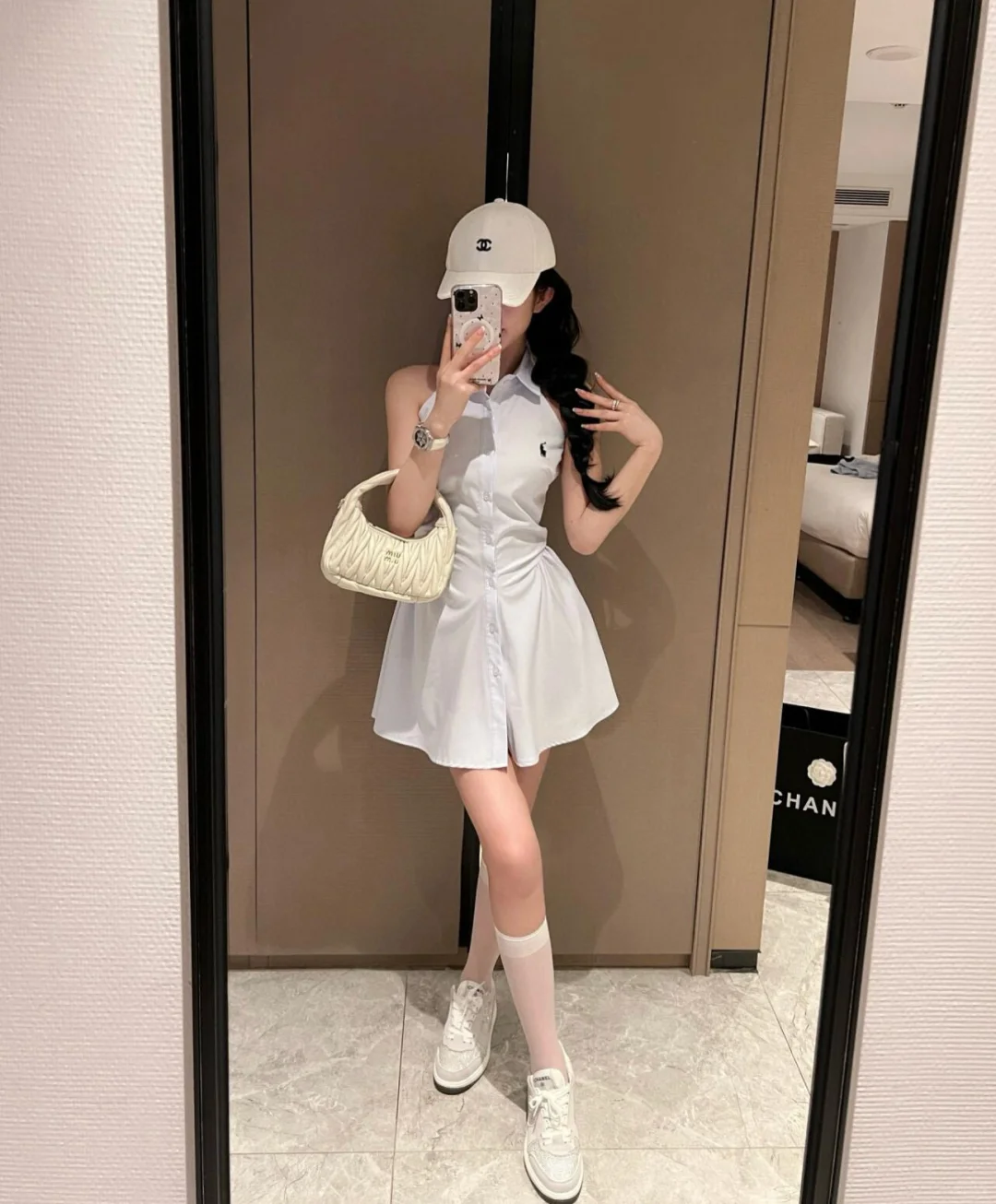 天！妥妥清纯女高连衣裙