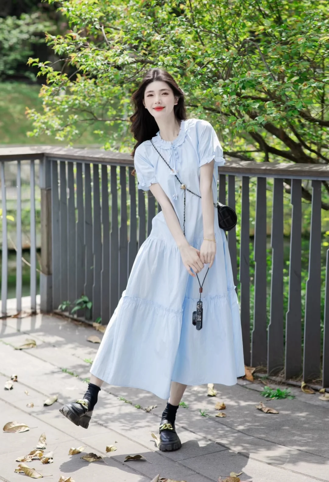 这大概就是夏天的白月光穿搭吧