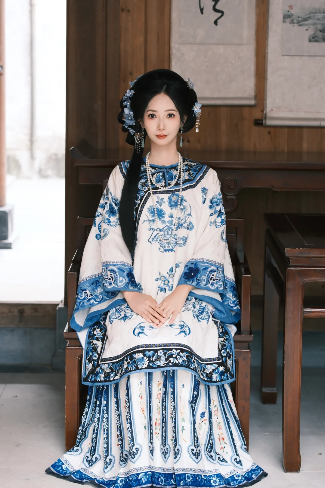 宏村清汉女｜如传世的青花瓷自顾自美丽