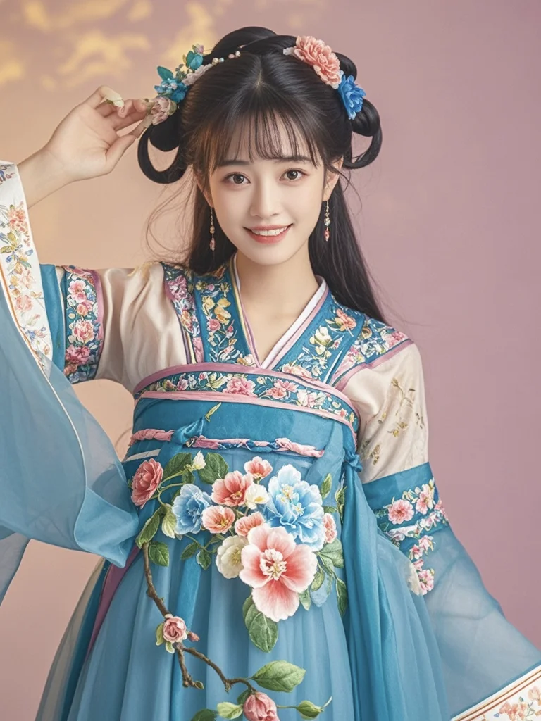 美女🌸古风佳人如画，一颦一笑皆风情。
