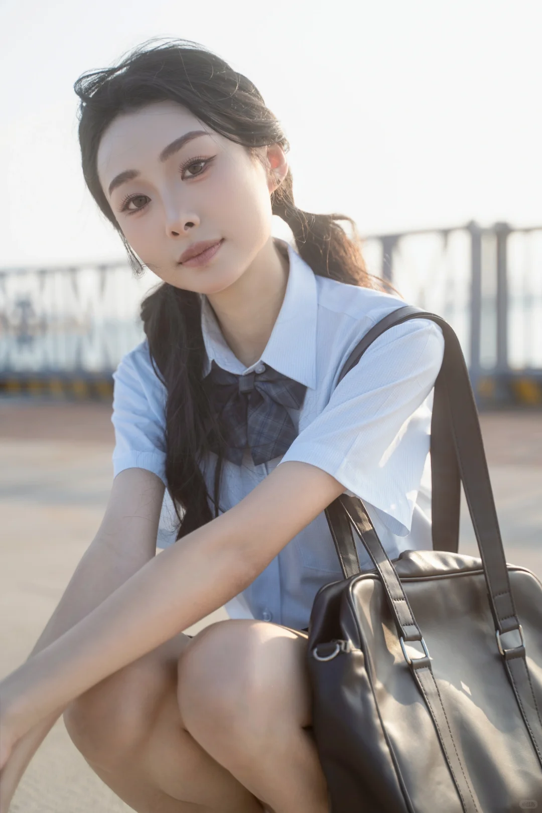 刚当完模特就开始工作ing