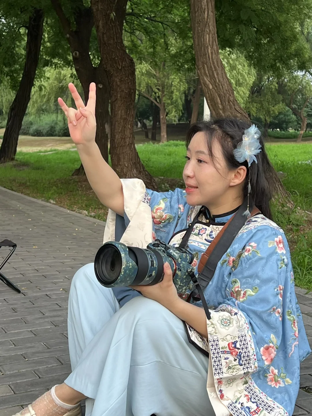 奥斯卡认证奖导演“女摄”的“香妃”拍摄现场