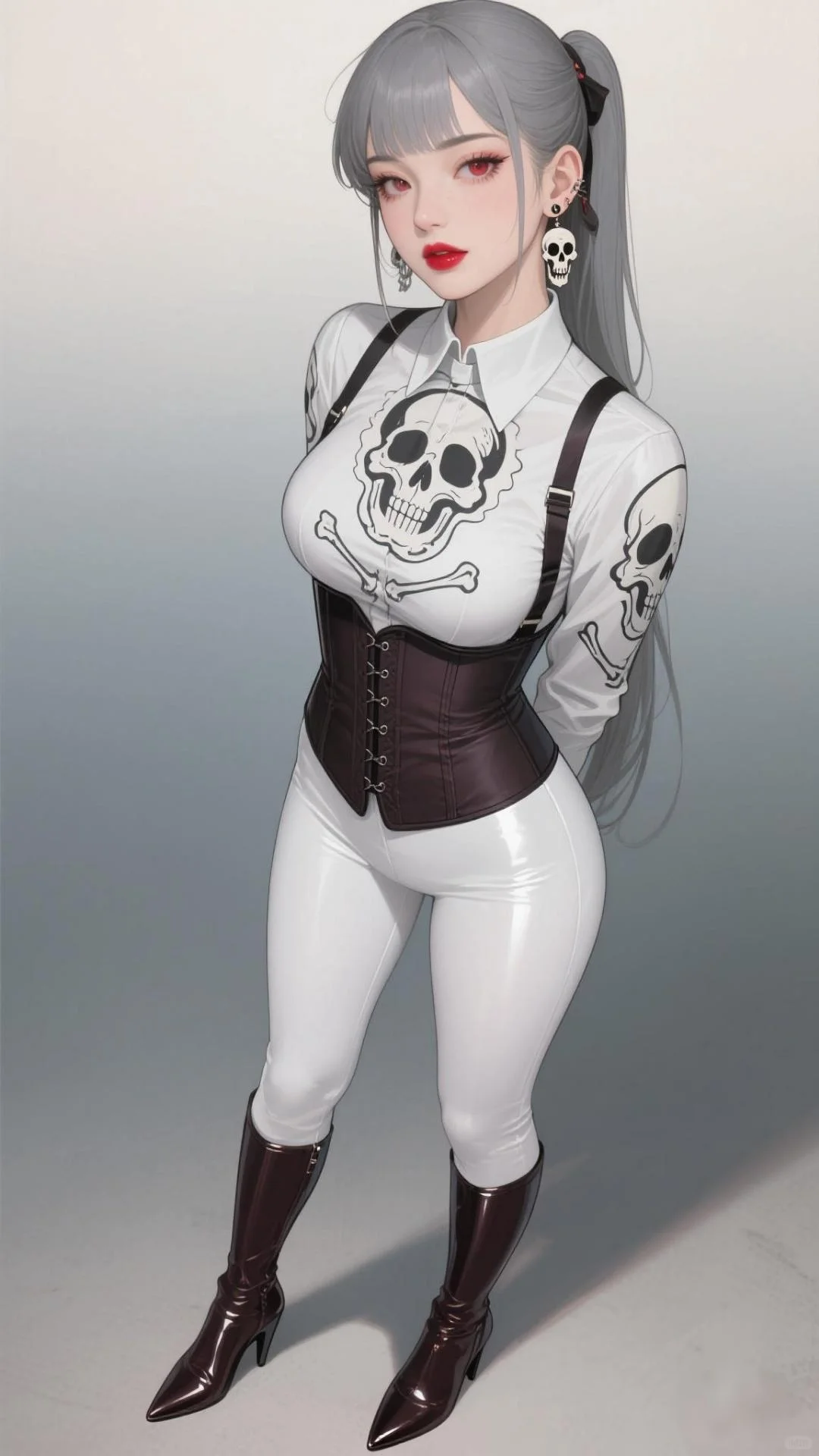 壁纸分享：俯视镜头特写下的美女小姐姐