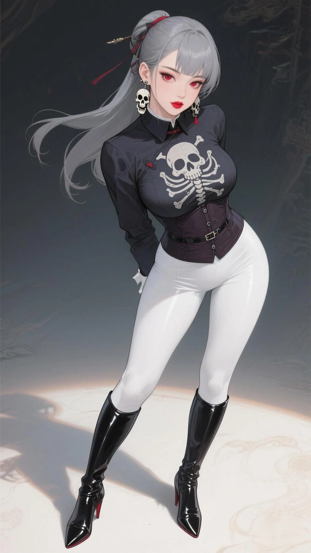 壁纸分享：俯视镜头特写下的美女小姐姐