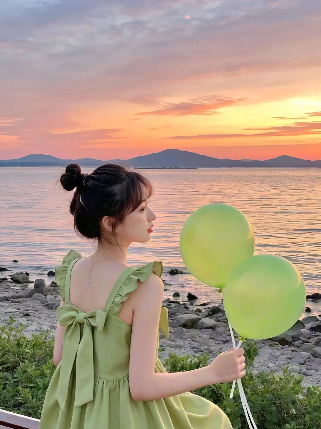 🥑女生头像♛盛夏小清新背影氛围感女头