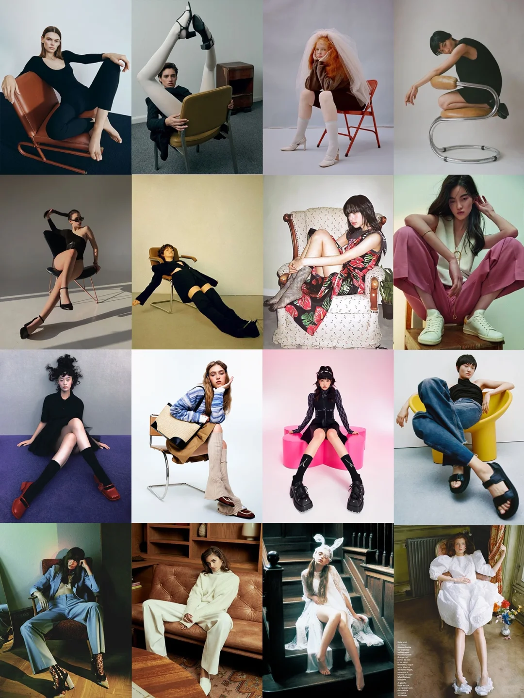 摄影审美分享｜Post篇001｜拽女辣妹高级坐姿