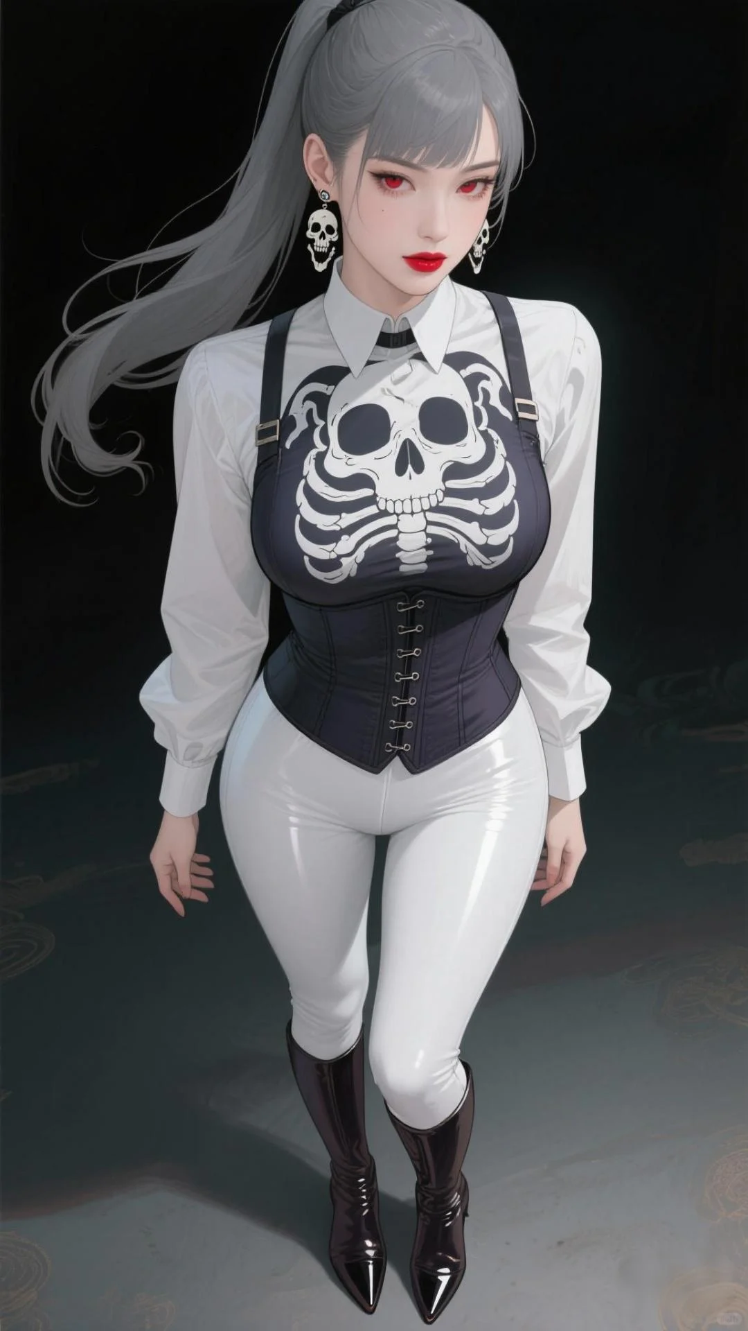 壁纸分享：俯视镜头特写下的美女小姐姐