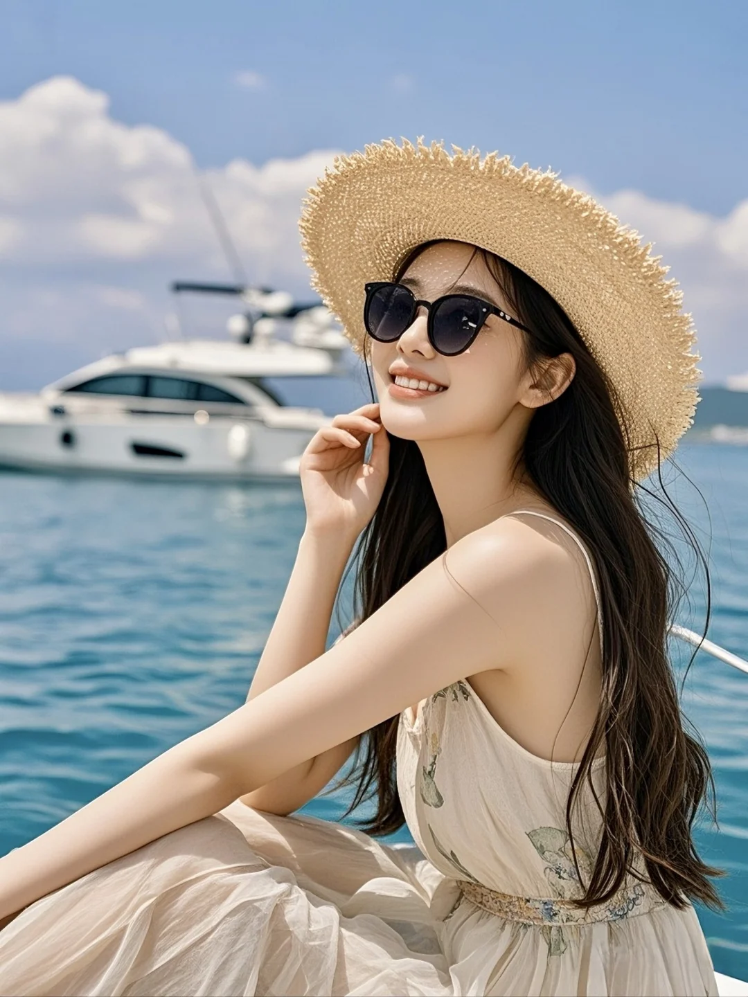 WeChat 海边 | 清新女头