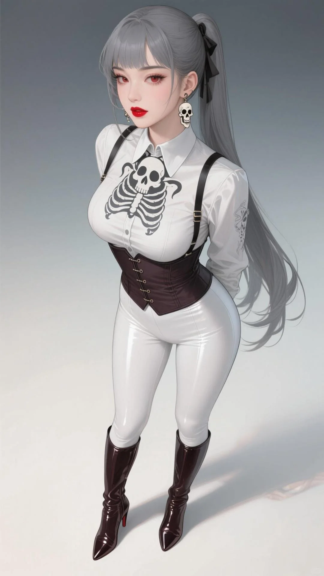 壁纸分享：俯视镜头特写下的美女小姐姐