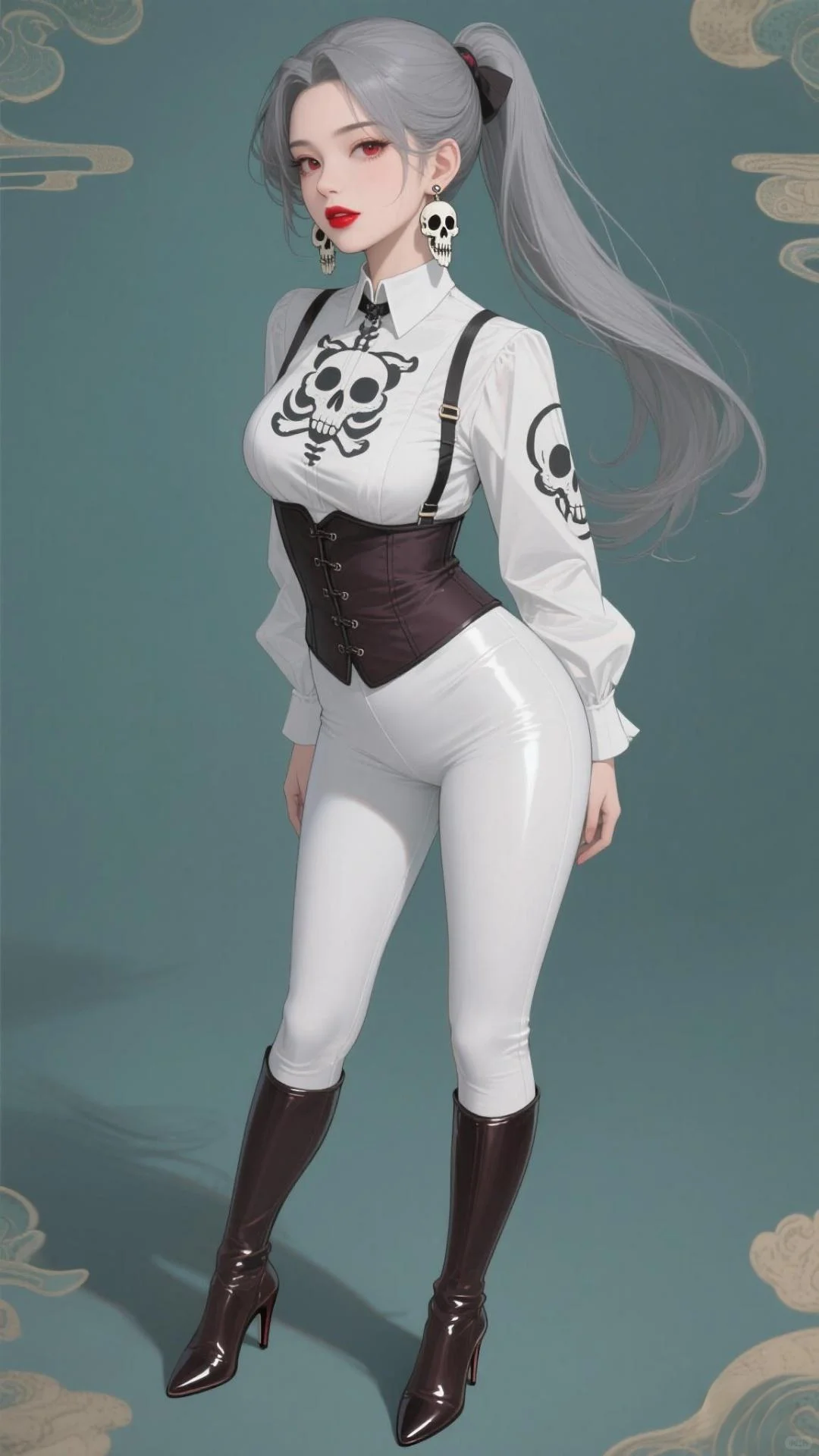 壁纸分享：俯视镜头特写下的美女小姐姐