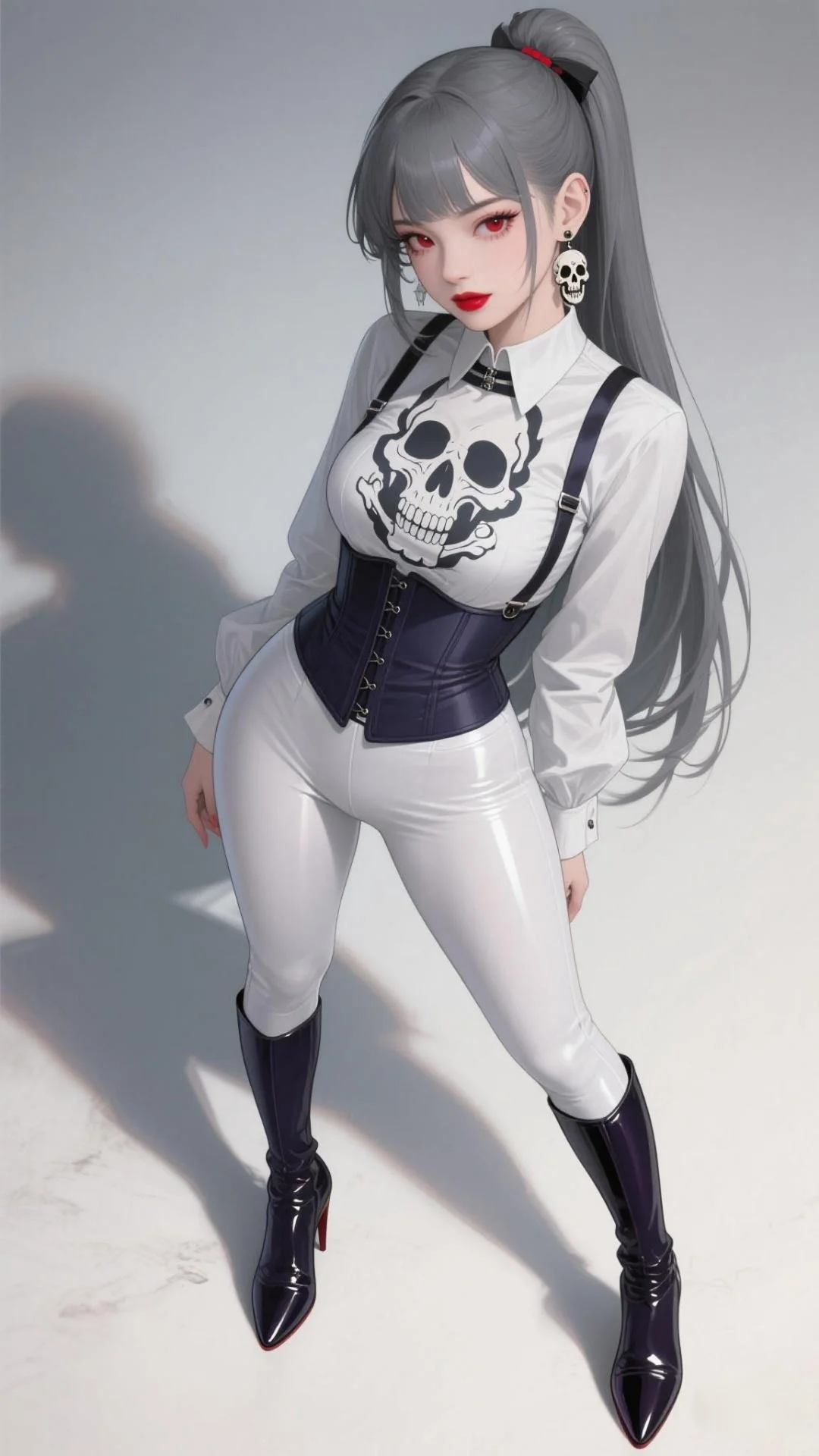 壁纸分享：俯视镜头特写下的美女小姐姐