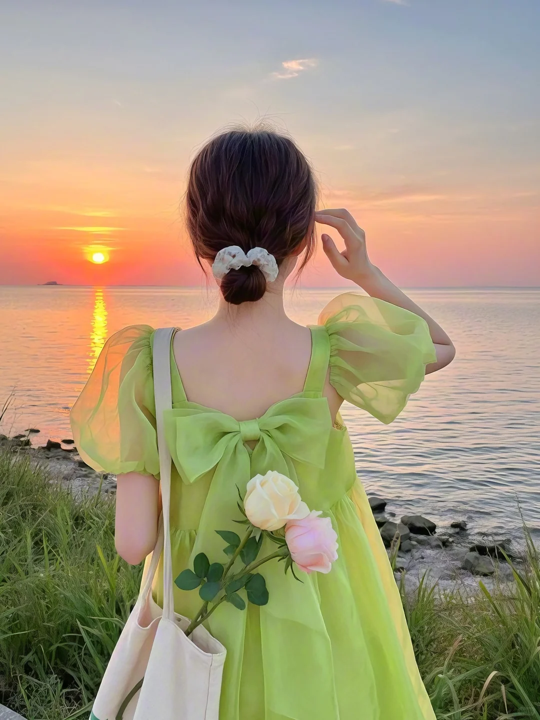 🥑女生头像♛盛夏小清新背影氛围感女头