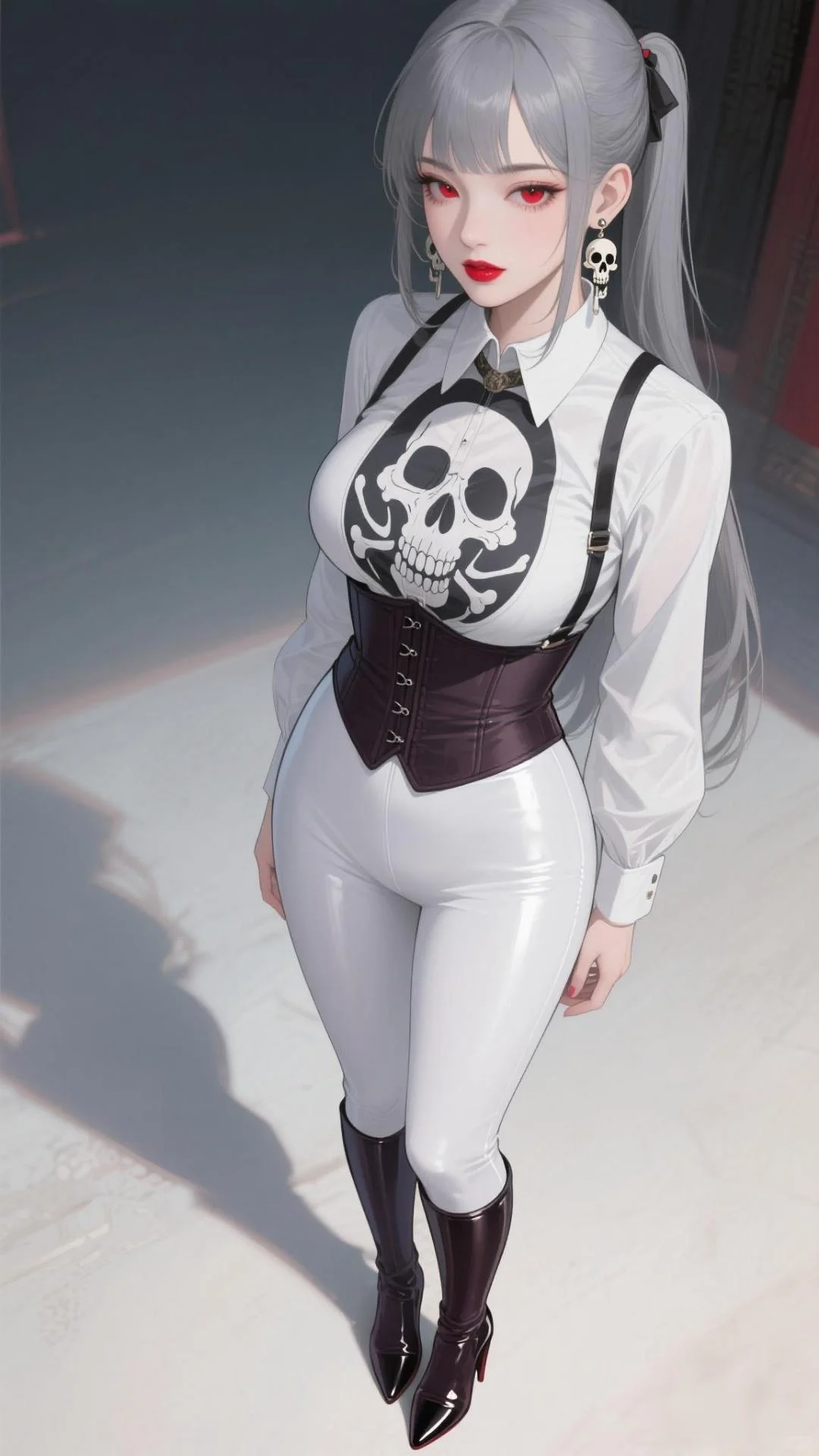 壁纸分享：俯视镜头特写下的美女小姐姐