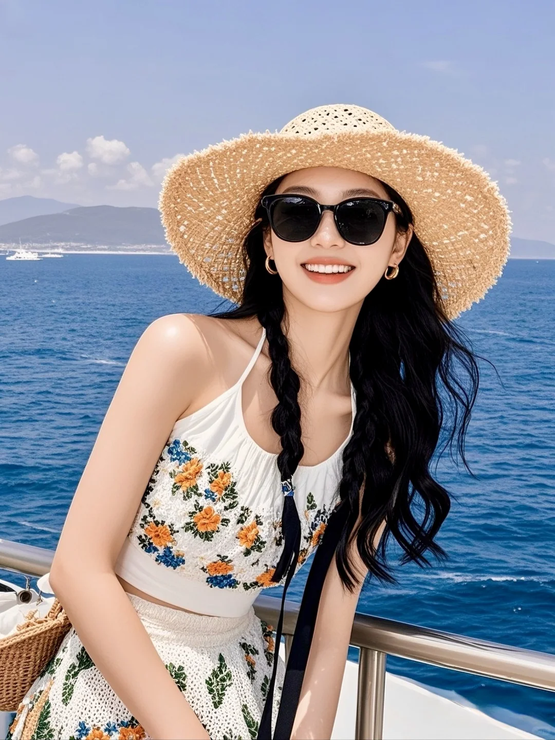 WeChat 海边 | 清新女头