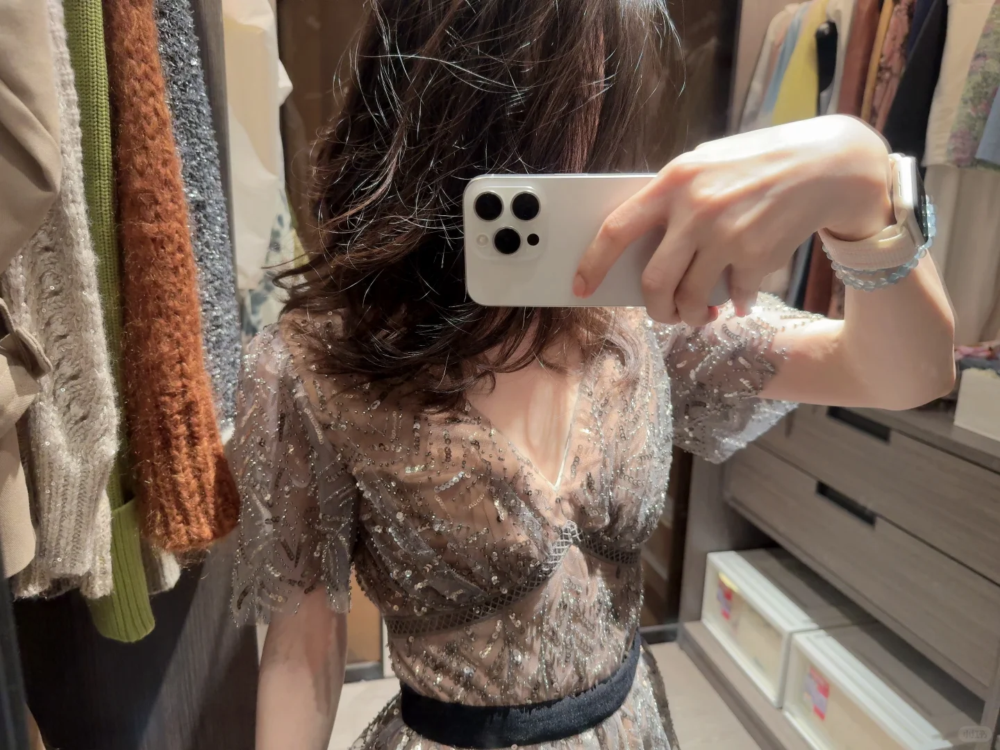 别低头🧚‍♀️会被自己闪到（之实穿仙女裙)