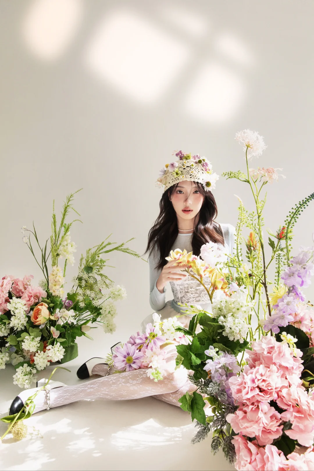 鲜花💐少女写真🌸谁懂啊‼️好温柔好韩