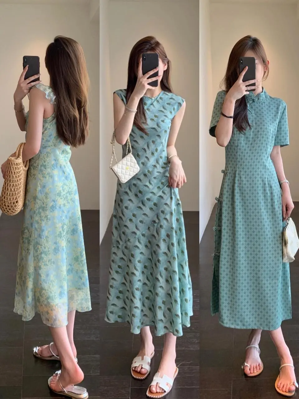 微胖女生必看！高腰+V领设计裙怎么选？