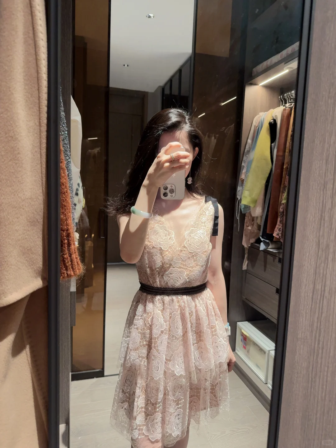 别低头🧚‍♀️会被自己闪到（之实穿仙女裙)