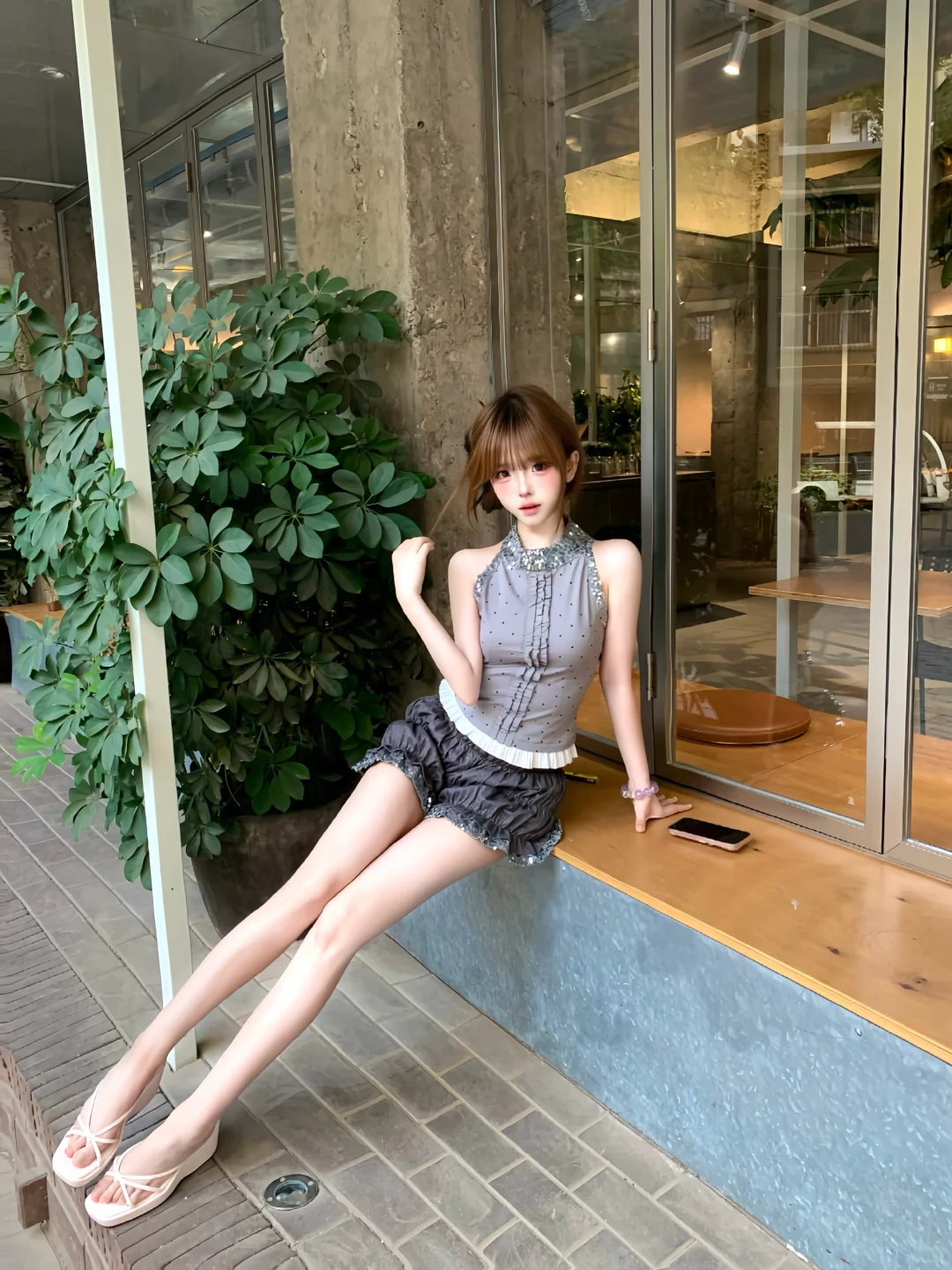 这样拍好显腿长～