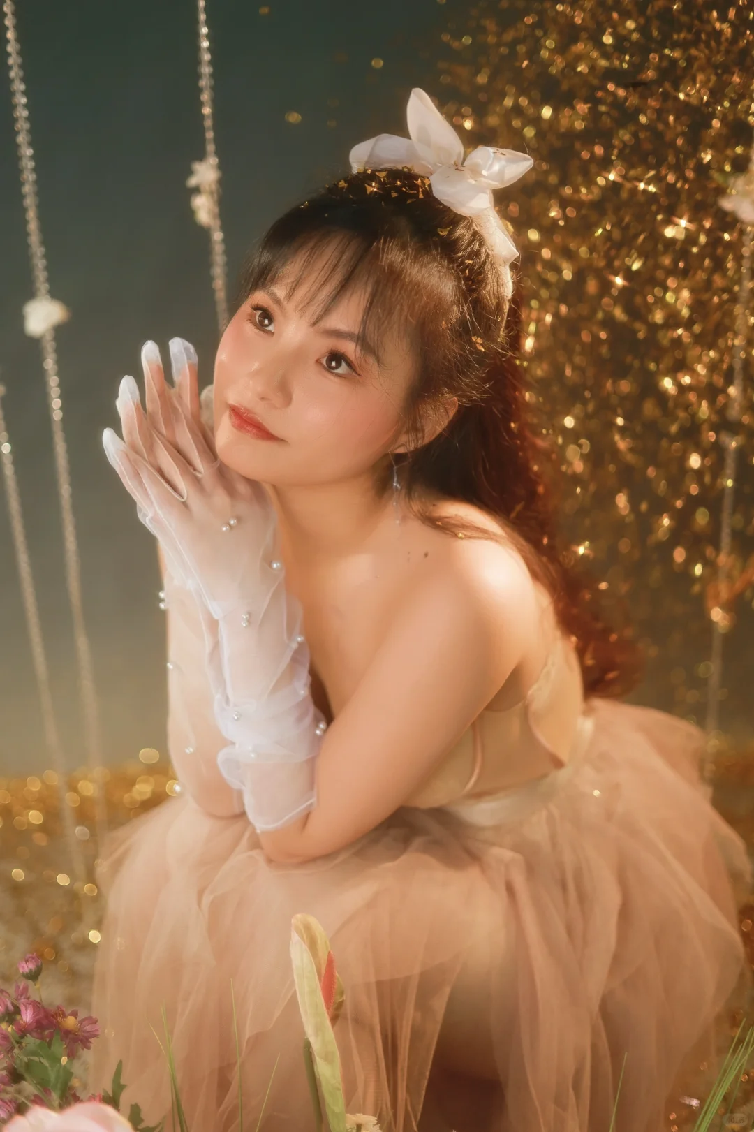给自己拍了一组同款女明星生日写真🐰