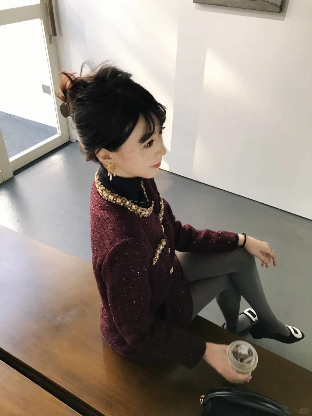 圣诞outfit❄️厚灰自带氛围感