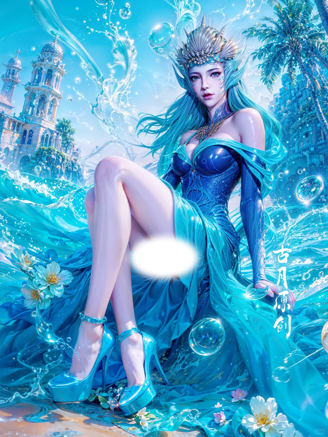 国漫斗罗大陆系列同人手机壁纸-海女
