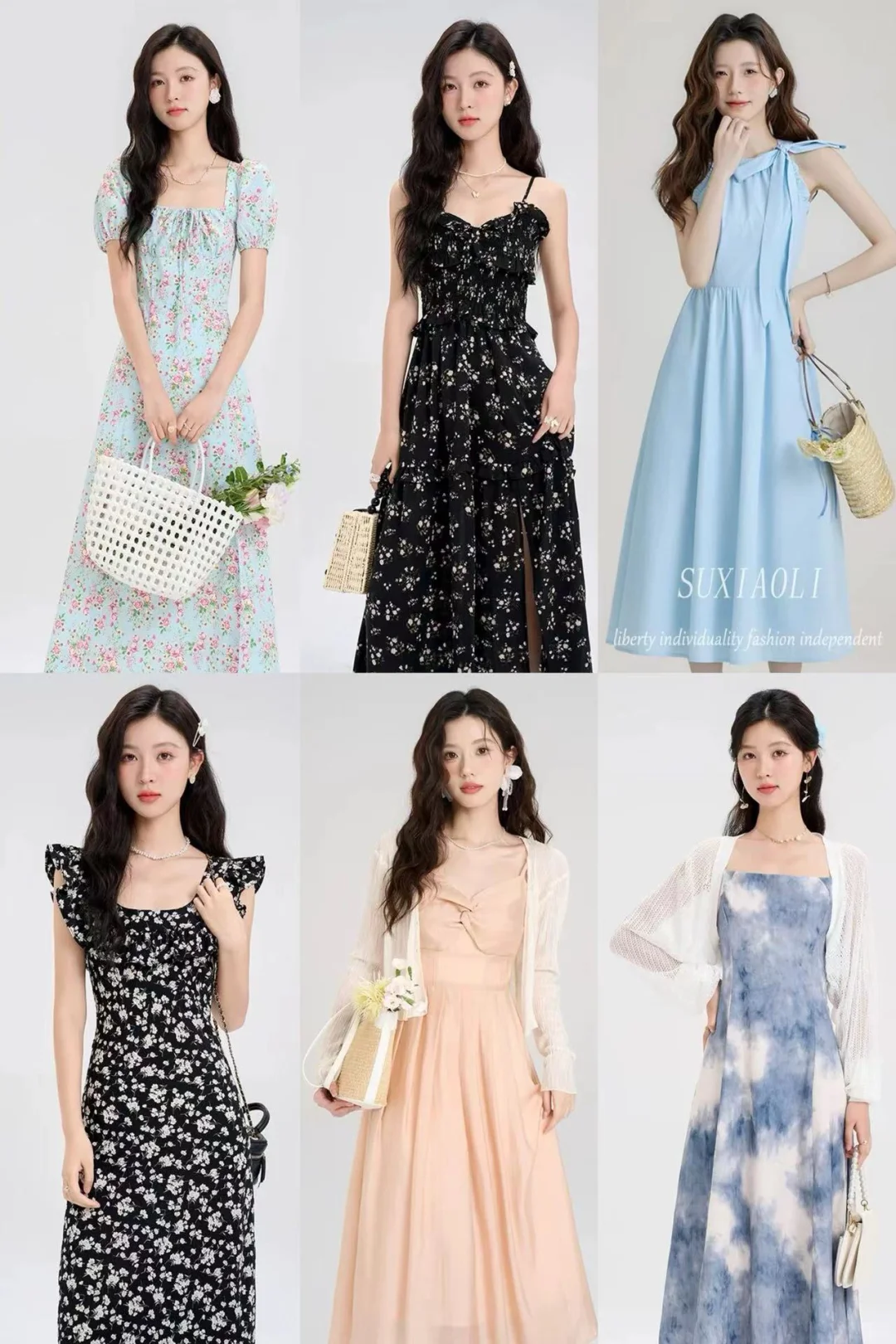 夏日绝美连衣裙，清新仙女风长裙来啦