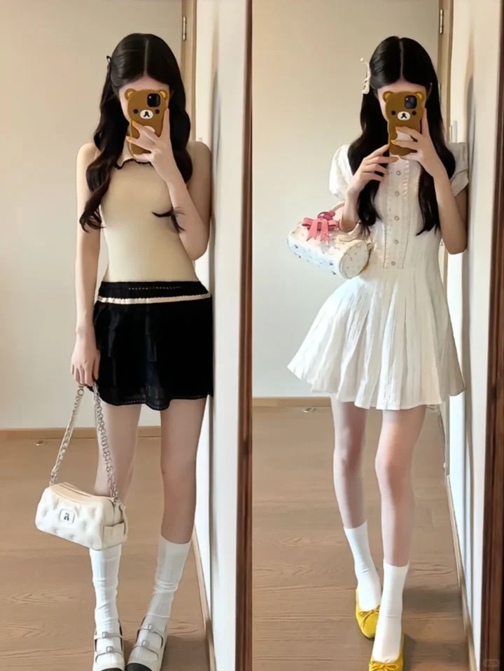 一些有点小漂亮的韩系穿搭～