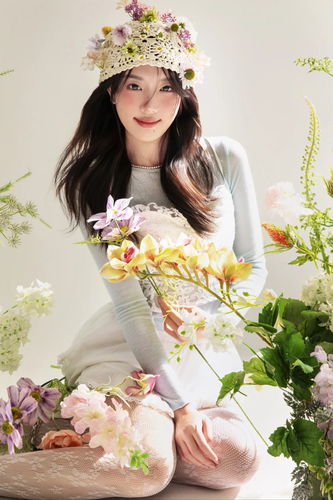 鲜花💐少女写真🌸谁懂啊‼️好温柔好韩