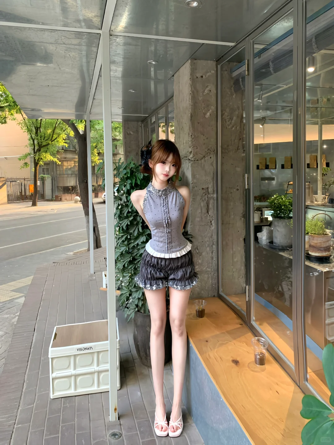 这样拍好显腿长～